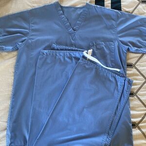 Blue Scrub Set